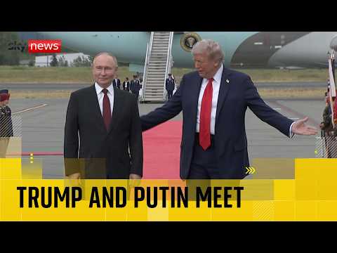 BREAKING: Donald Trump applauds Vladimir Putin as Presidents meet for Ukraine summit