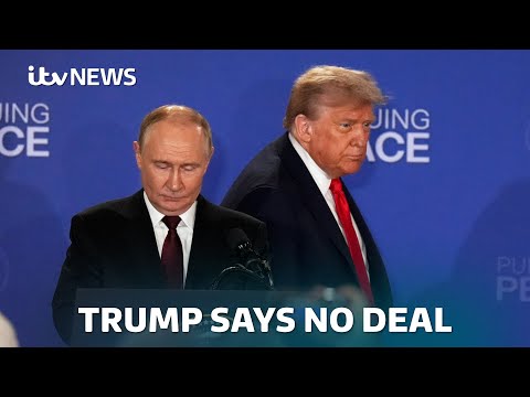 Trump and Putin summit in Alaska ends without peace deal on Ukraine war | ITV News