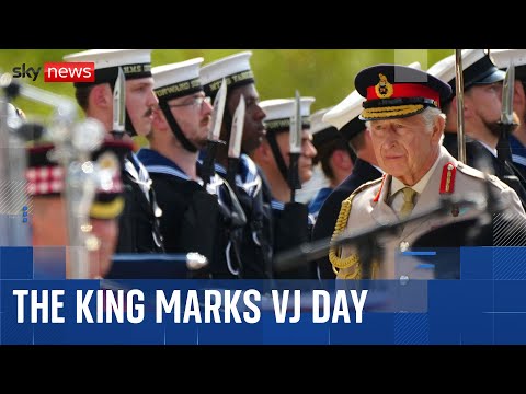 Key moments: The King and prime minister mark VJ Day 80 years on