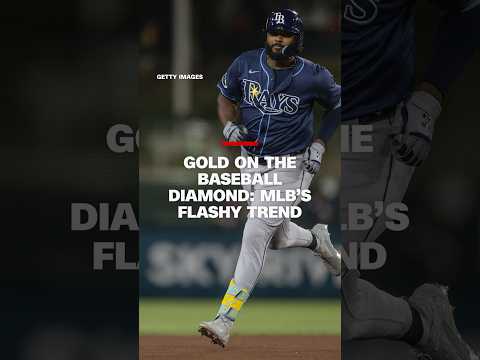 Gold on the baseball diamond: MLB’s flashy trend
