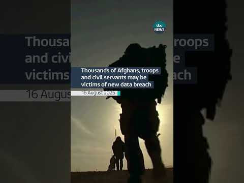 Up to 3,700 Afghans, troops and civil servants may be victims of new data breach #itvnews
