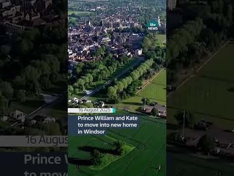 William and Kate to move into new home #itvnews #royals #royalfamily