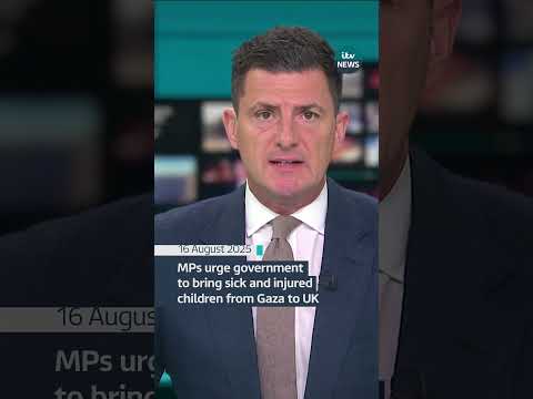 Nearly 100 MPs have written to the government to bring injured children in Gaza to the UK #itvnews