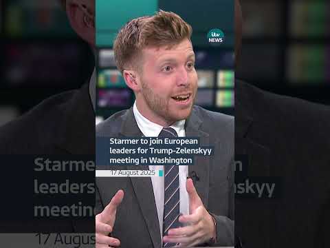 Starmer is among a number of European leaders joining Zelenskyy for his meeting with Trump #itvnews