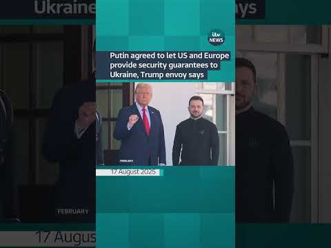 Putin agreed to let US and Europe protect Ukraine, Trump envoy says #itvnews #ukraine #usa #russia