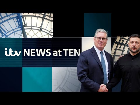 Watch Sunday’s ITV News at Ten – as Europe travels to Washington to support Ukraine | ITV News