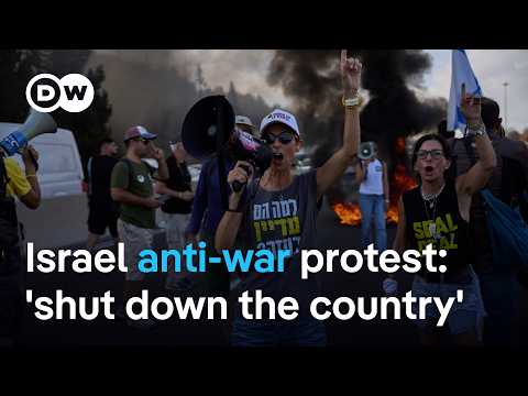 Anti-government protest in Israel demand hostage deal and end to war in Gaza | DW News