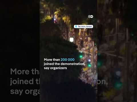 Mass protests in Israel demanding return of hostages and end to Gaza war | DW News