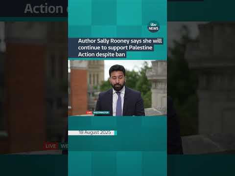 No 10 warns funding Palestine Action is a terror offence after Sally Rooney cash pledge I TV News