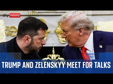 Trump says US will be involved in security guarantees as he meets Zelenskyy at White House