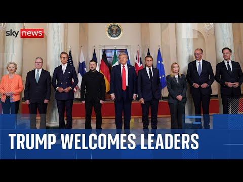 Trump greets European leaders for ‘family photo’ after Zelenskyy meeting