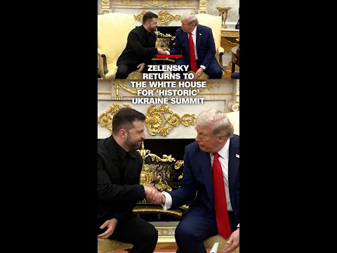 Zelensky returns to the White House for ‘historic’ Ukraine summit