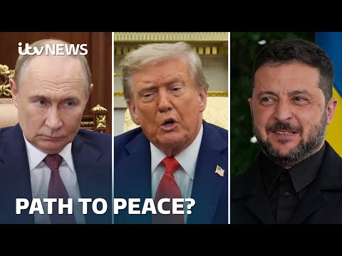 Trump ‘paused to call Putin’ during White House talks with Zelenskyy and European leaders | ITV News