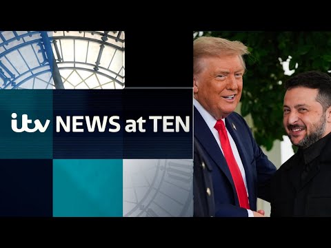 Watch Monday’s ITV News at Ten – as Zelenskyy and Trump hail progress in White House peace talks