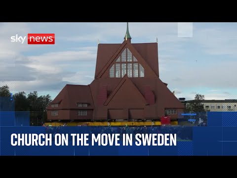 Entire church begins two-day journey to new site