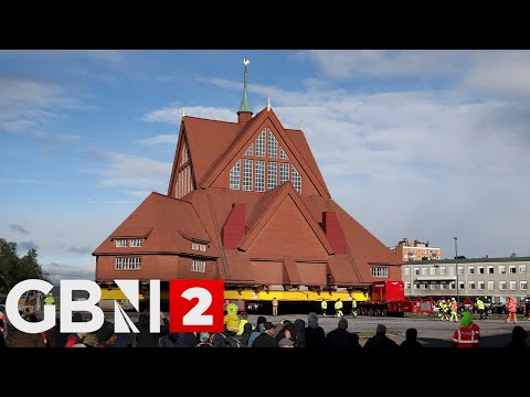 LIVE: Sweden’s landmark Kiruna Church begins a two-day journey