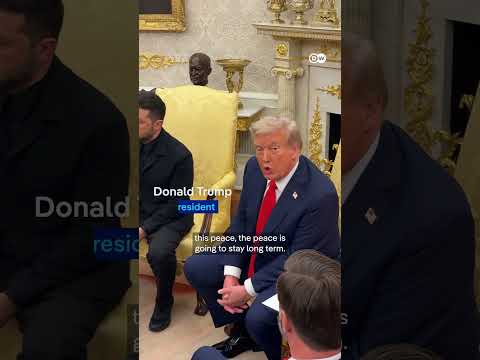 Trump unclear on whether American peacekeepers could go to Ukraine | DW News