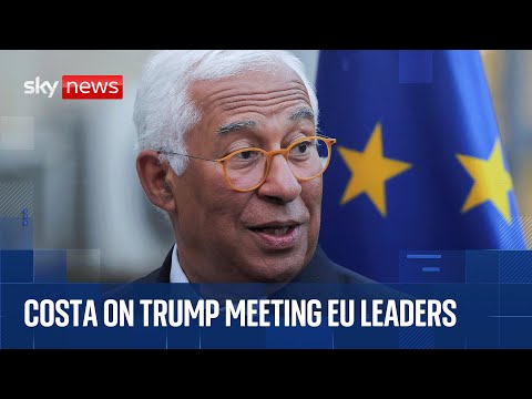 EU Council head speaks after Trump-Zelenskyy meeting