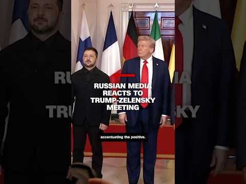 Russian media reacts to Trump-Zelensky meeting