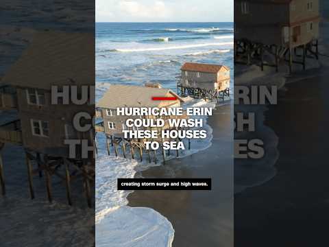 North Carolina officials: Hurricane Erin’s waves could wash homes to sea