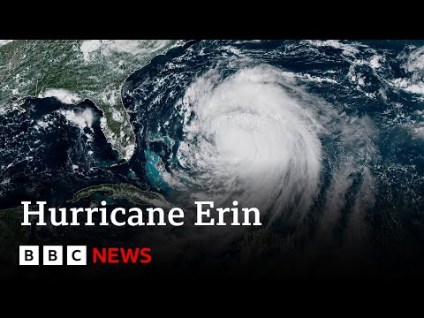 North Carolina braces for dangerous surf from Hurricane Erin | BBC News