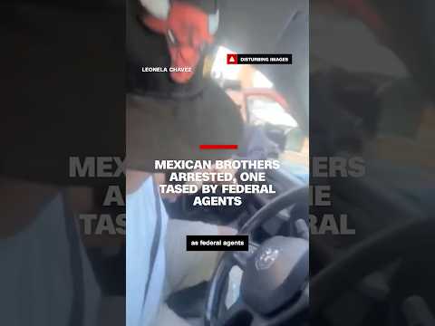 Mexican brothers arrested, one tased by federal agents