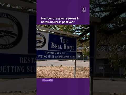 Number of asylum seekers in hotels up 8% in past year