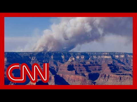Crews battle wildfire along Grand Canyon North Rim