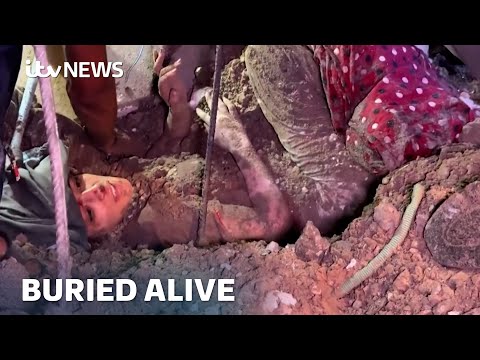 Harrowing scenes from Gaza airstrike, as IDF widens offensive | ITV News