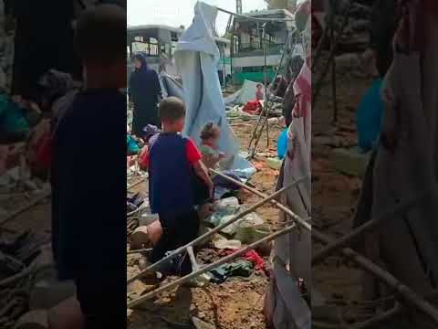 Aftermath of fresh Israeli strikes on Gaza