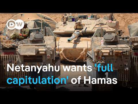 Netanyahu wants ‘full capitulation’ of Hamas, even as he says Gaza truce talks to restart | DW News