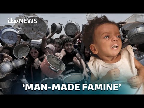 ‘Man-made’ famine confirmed in Gaza City by UN-backed body | ITV News