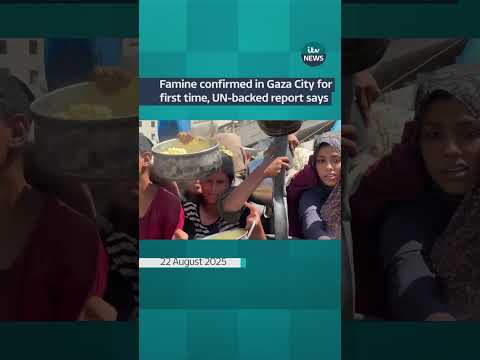 Famine confirmed in Gaza City for first time, UN-backed report says
