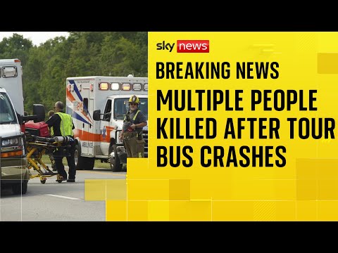 Tour bus returning to New York City from Niagara Falls crashes