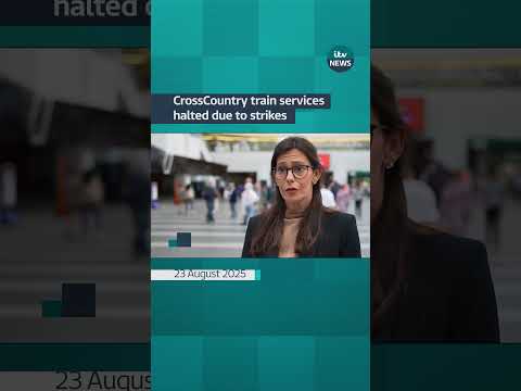 CrossCountry train services halted due to strike action | ITV News