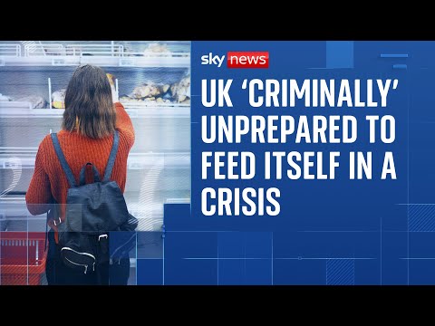 UK ‘criminally’ unprepared to feed itself in a crisis, NFU chief warns