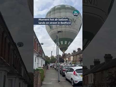 The British Balloon and Airship Club confirmed everyone was okay #itvnews #hotairballoon