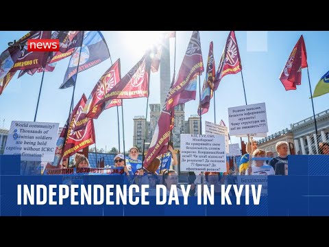 Ukrainians mark Independence Day in Kyiv
