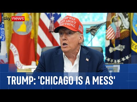 Trump seeking to ‘manufacture a crisis’ in Chicago, says Illinois governor