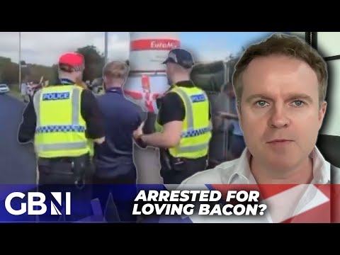‘Offensive words aren’t a crime!’ | Man arrested for saying ‘we love bacon’ outside mosque