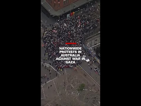 Nationwide protests in Australia against war in Gaza