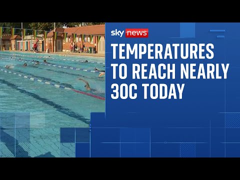 Bank holiday temperatures could hit 30c before rain arrives