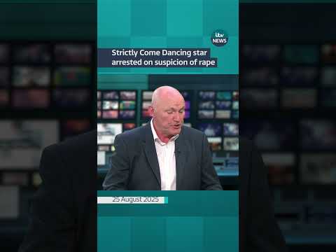 Strictly Come Dancing star arrested on suspicion of rape #itvnews #strictly #shorts