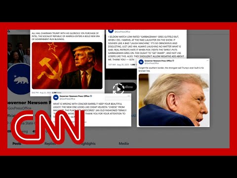 Newsom continues to troll Trump on social media