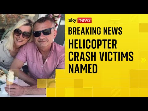 Two victims of Isle of Wight helicopter crash named