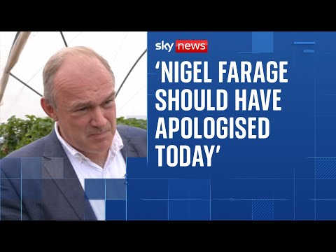 Ed Davey: Farage ‘following Vladimir Putin’ with ECHR exit plan