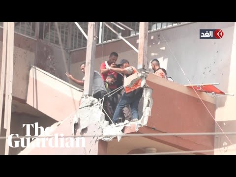 Footage captures Israeli strike on Gaza hospital, killing rescuers and journalists