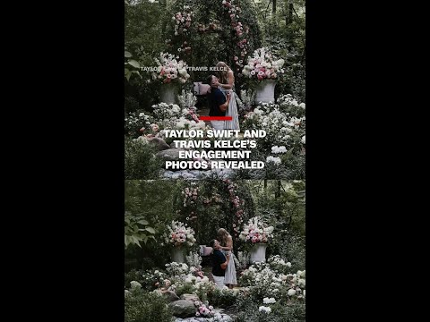 Taylor Swift and Travis Kelce’s engagement photos revealed