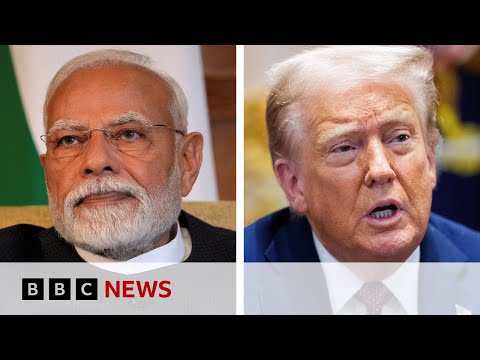 US President Trump’s 50% tariff on India kicks in | BBC News
