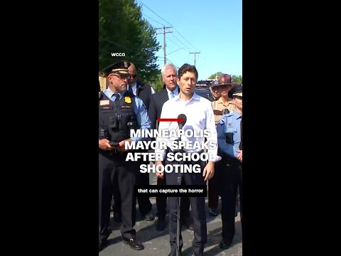 Minneapolis mayor speakers after school shooting